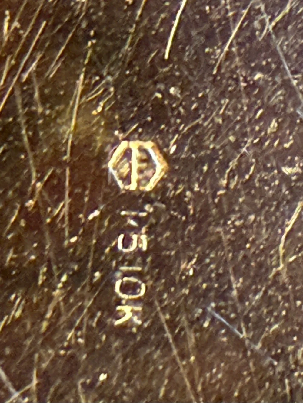 VTG Oak Rubber Co. Gold Award Pendant w/ Diamond & Rubies 5.2g 1/5 10kt Gold